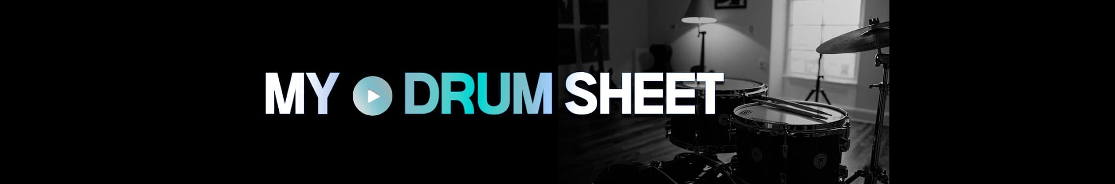 MY DRUM SHEET Banner