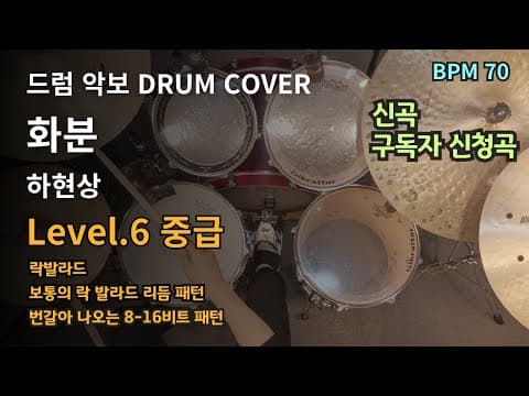 하현상 - 화분 드럼악보